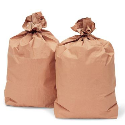 Biodore Papierkraft Müllsack - 70x110x25 cm - 25 Säcke